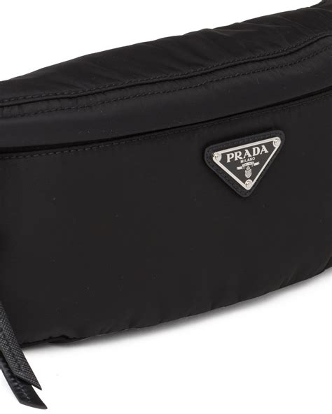 Prada nylon belt bag women's